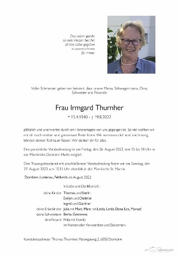 Irmgard Thurnher